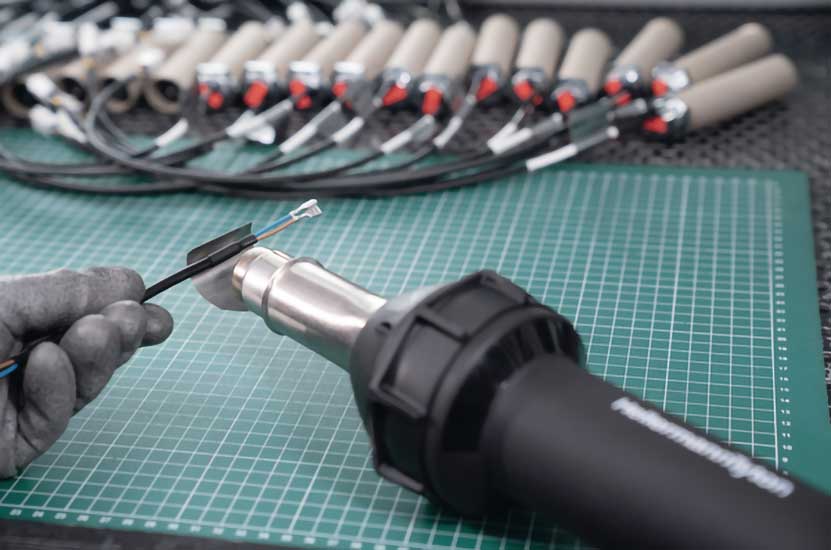 熱縮管收縮過(guò)程